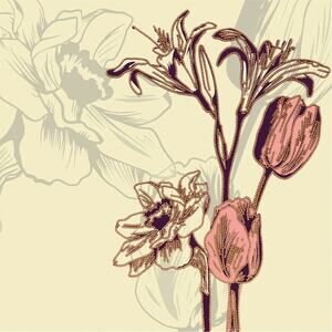 Bead Embroidery Kit Miniart Crafts 55069-1 Bronze Vintage Handmade Home Decor